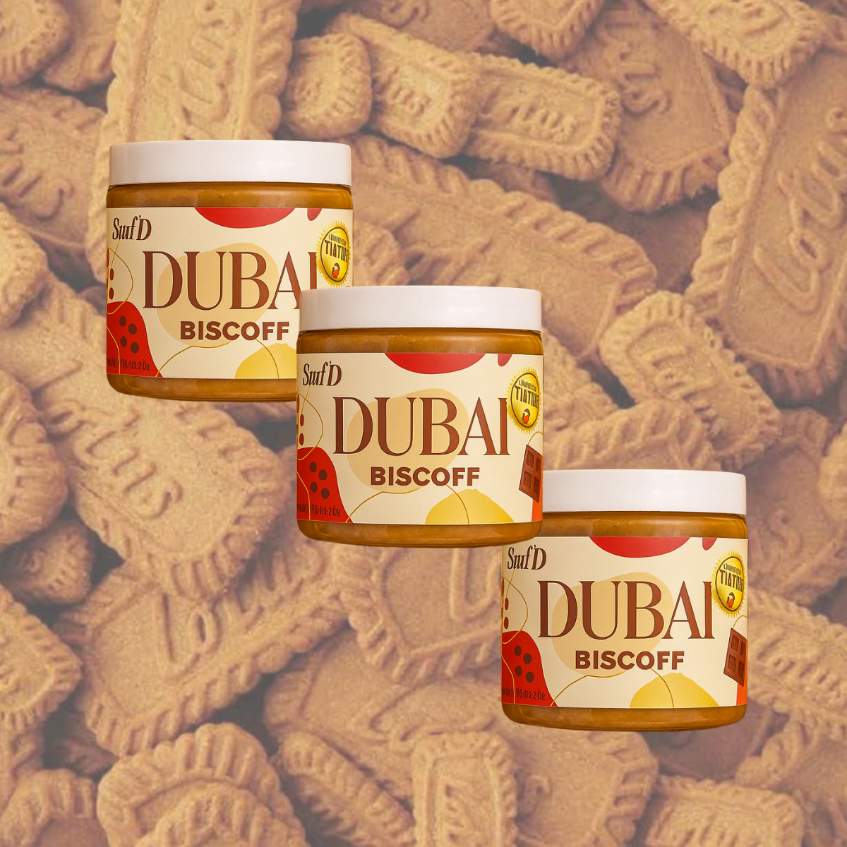 SUMMER SALE - DUBAI BISCOFF CHOCOLATE JAR