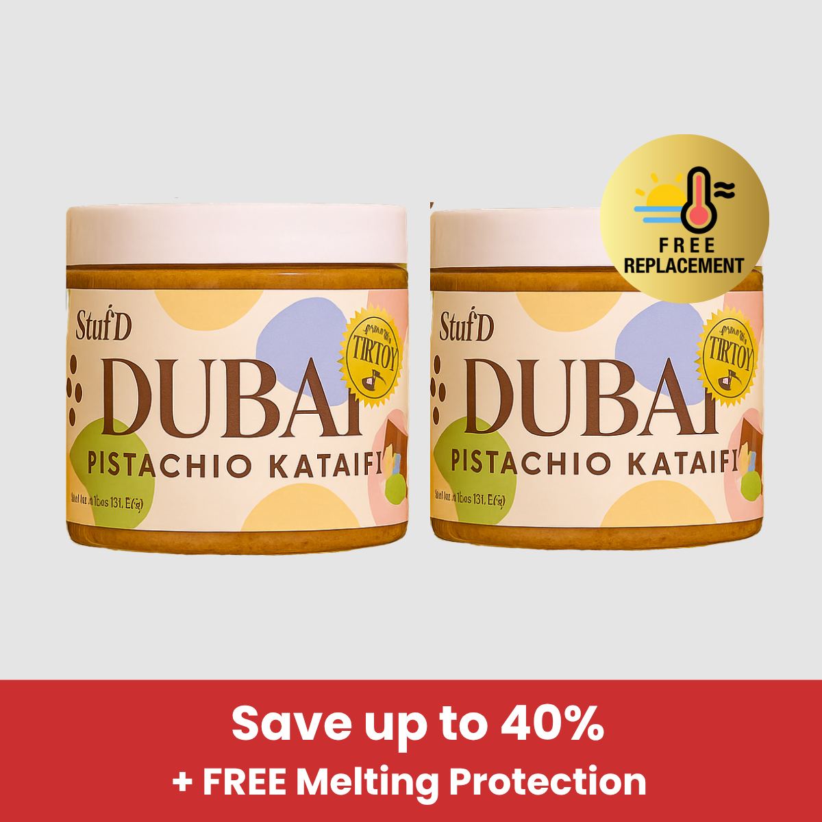 SUMMER SALE - DUBAI PISTACHIO CHOCOLATE JAR